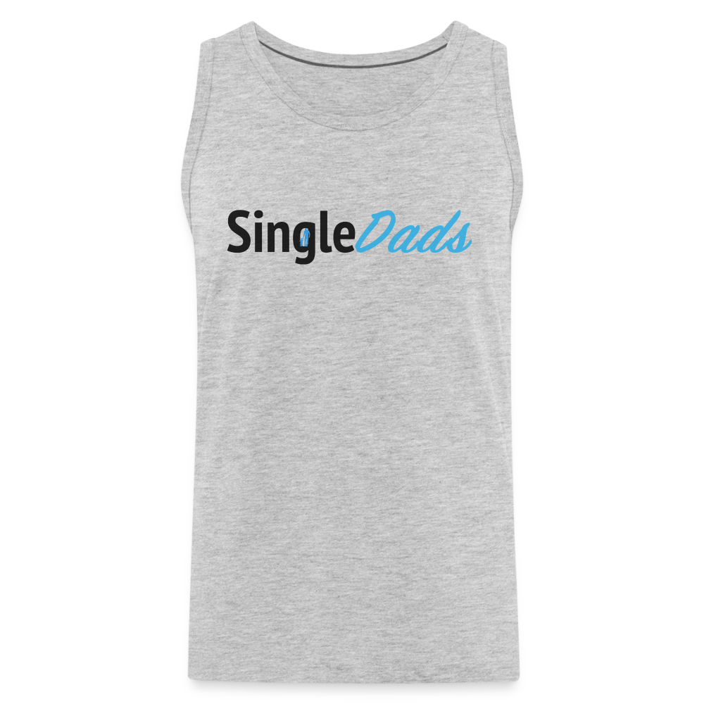 SingleDads Men’s Premium Tank Top - heather gray