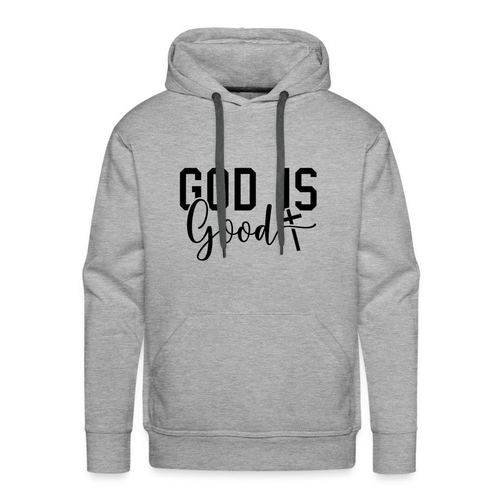 God is Good Men’s Premium Hoodie - heather grey