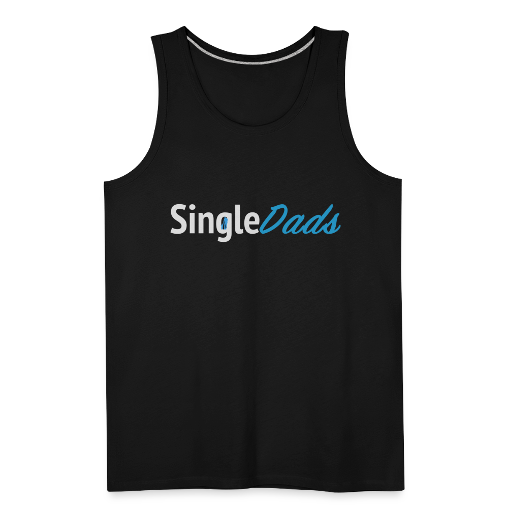 SingleDads Men’s Premium Tank Top - black