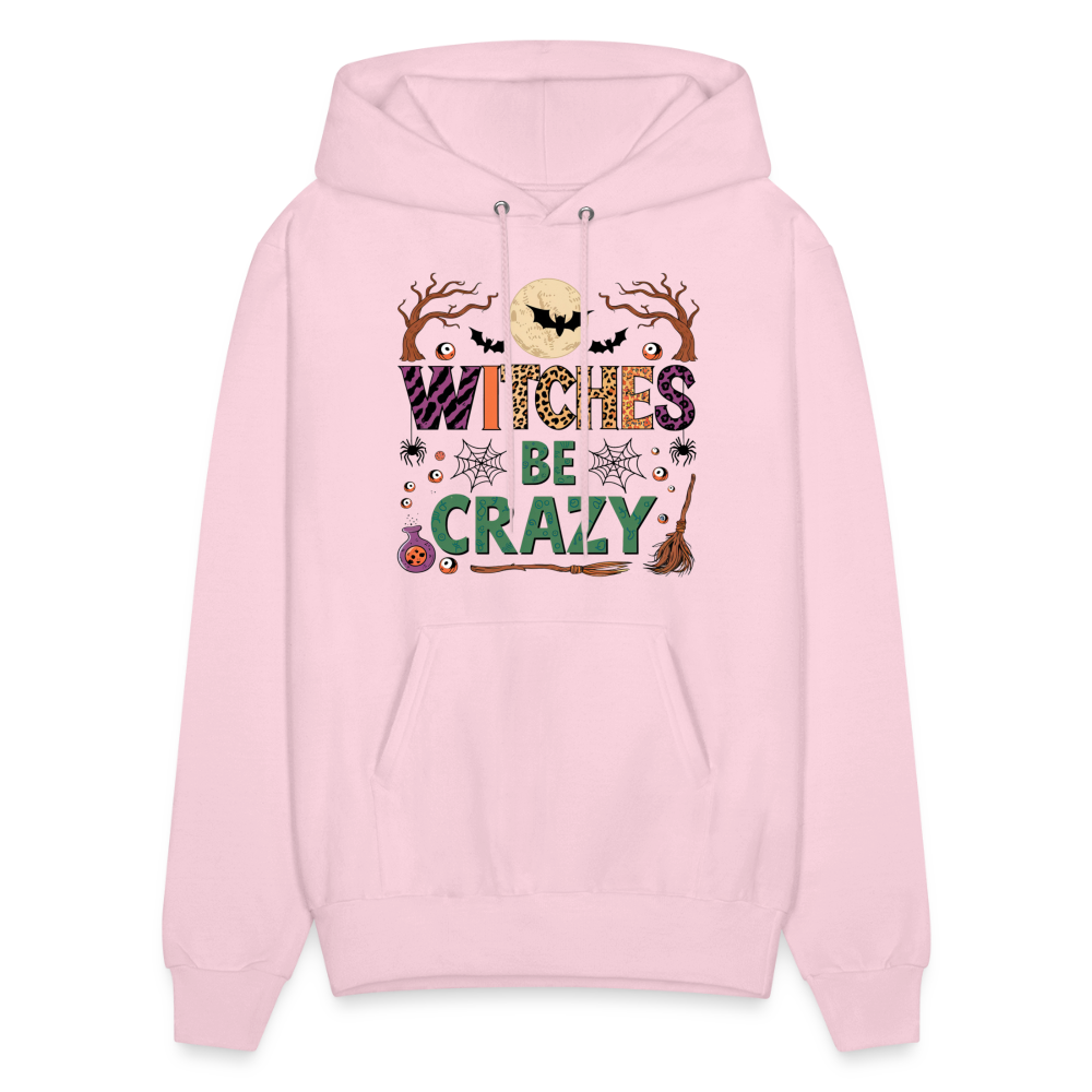 Witches Be Crazy Hoodie (Halloween Witch) - pale pink