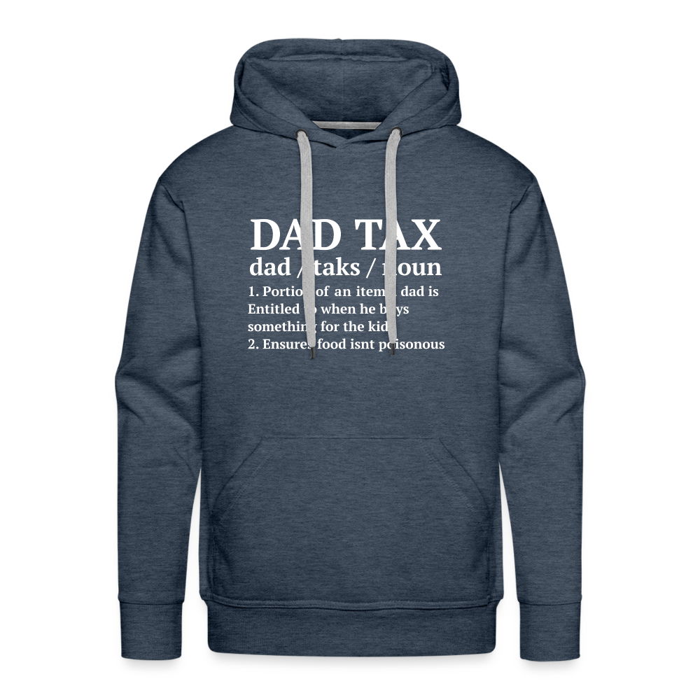 Definition of the Dad Tax Premium Hoodie - heather denim