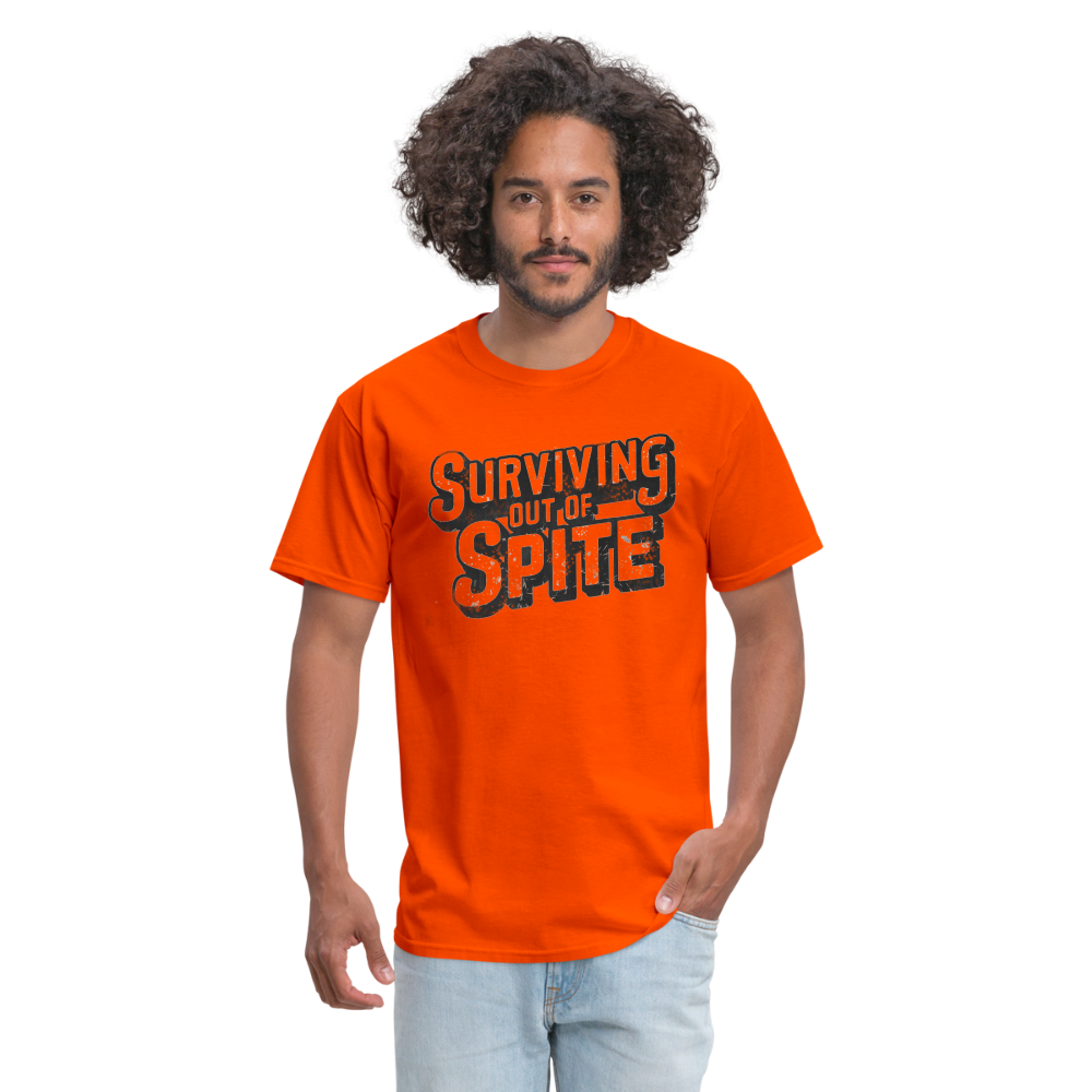 Surviving Out Of Spite T-Shirt - orange