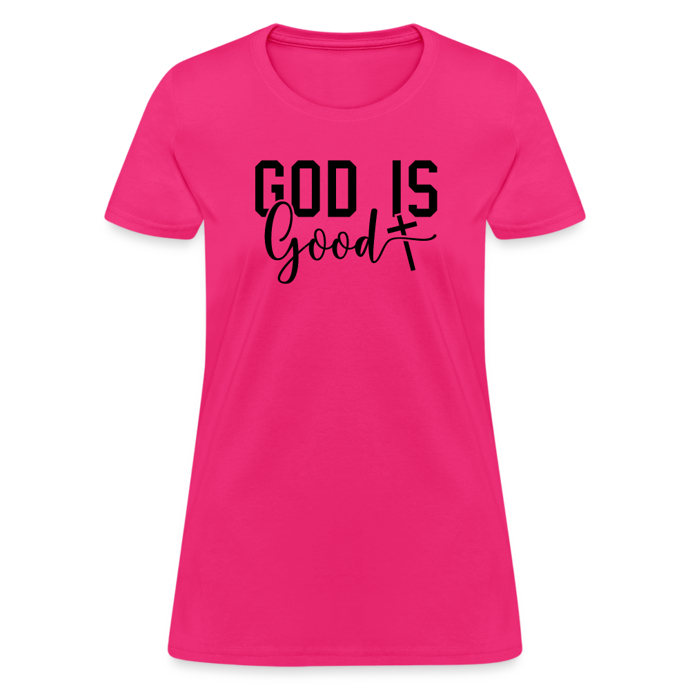 God is Good Women's T-Shirt - fuchsia