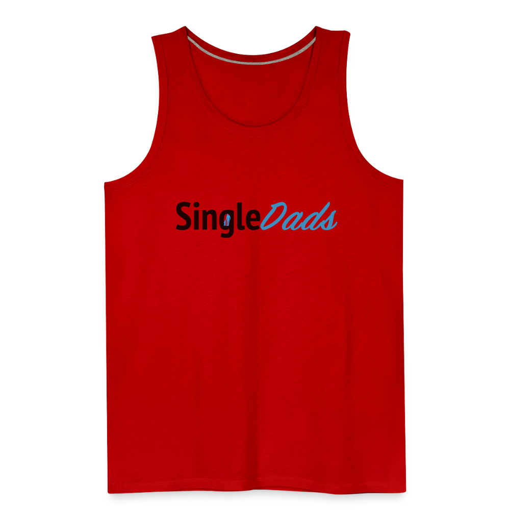 SingleDads Men’s Premium Tank Top - red