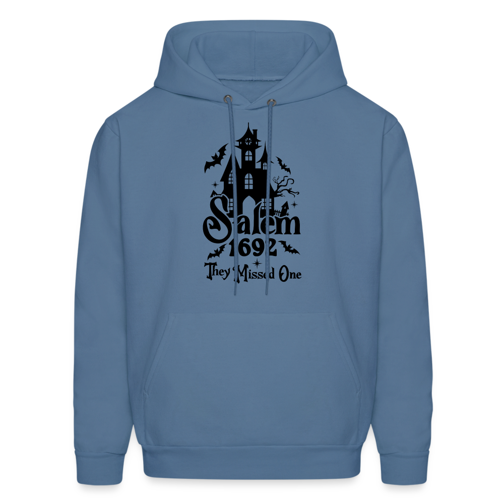 Salem 1692 - They Missed One Hoodie (Halloween Witch) - denim blue