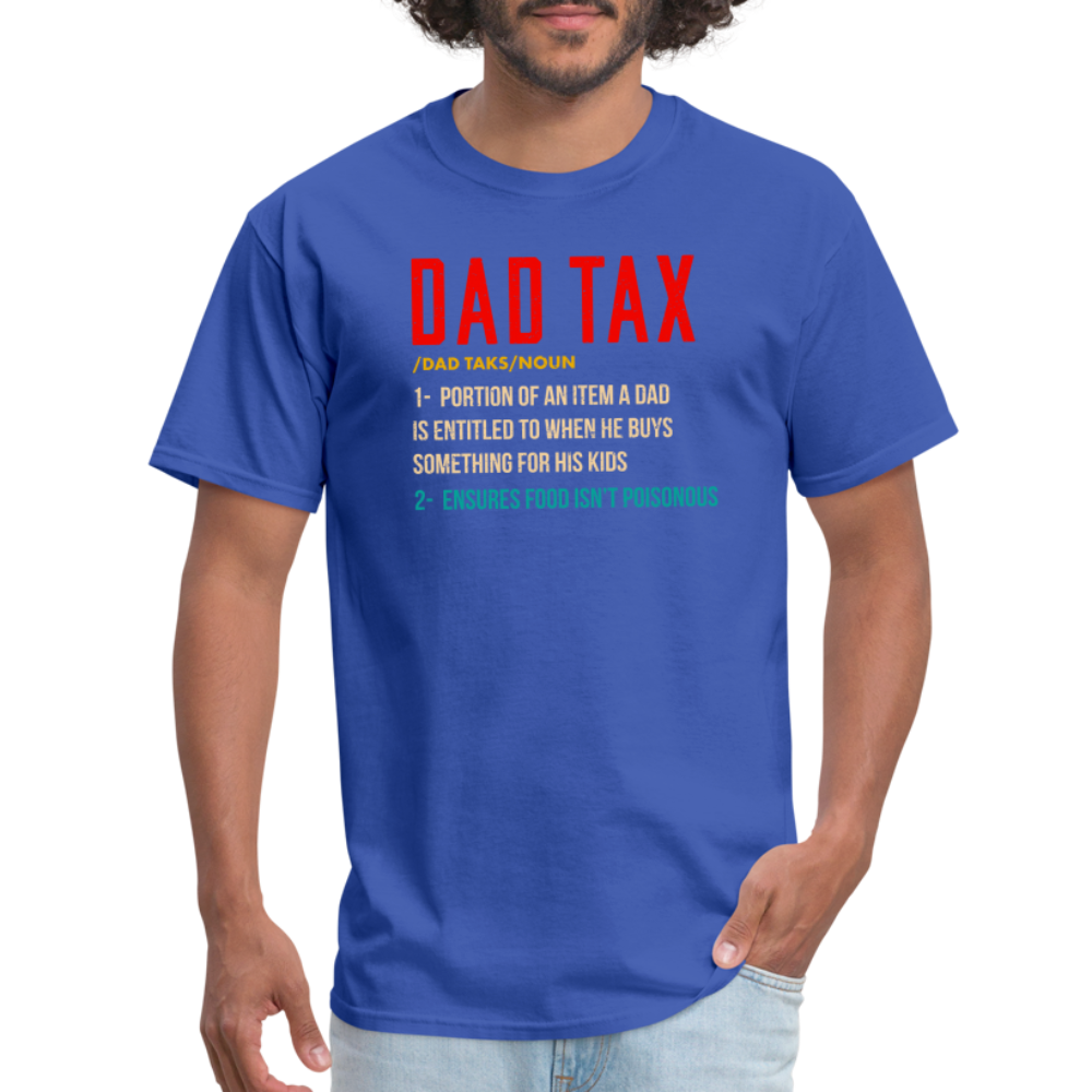 Definition of Dad Tax T-Shirt - royal blue