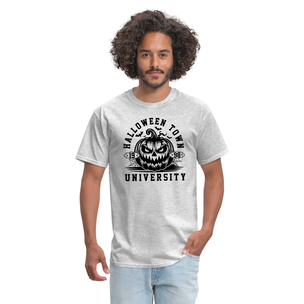 Halloween Town University T-Shirt (Halloween) - heather gray