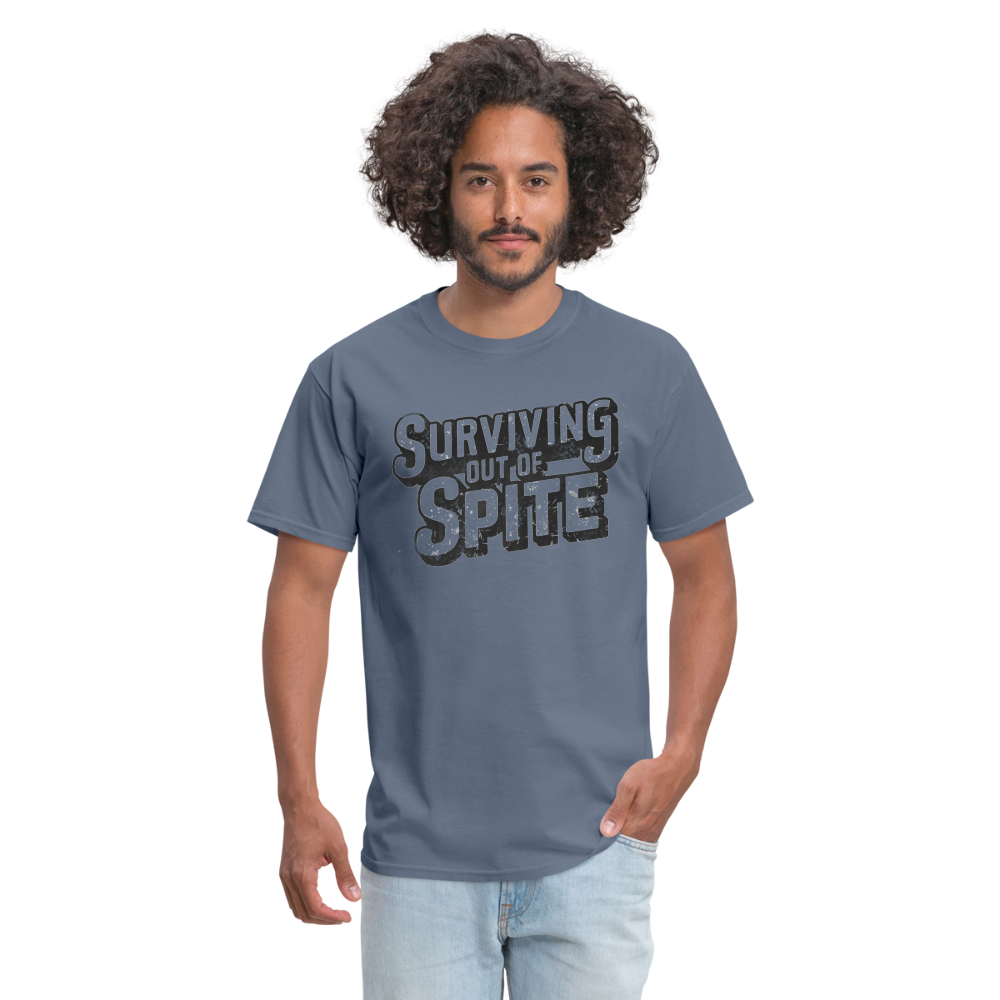 Surviving Out Of Spite T-Shirt - denim