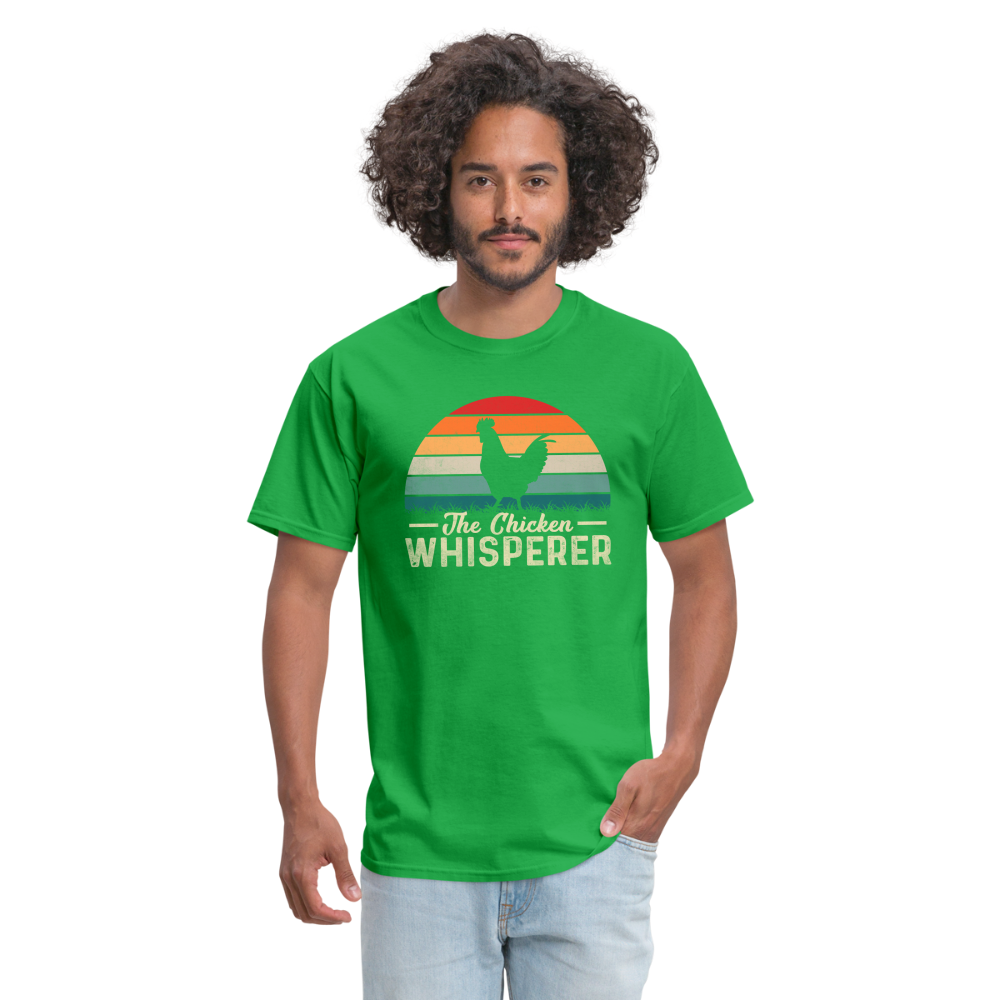 The Chicken Whisperer T-Shirt - bright green