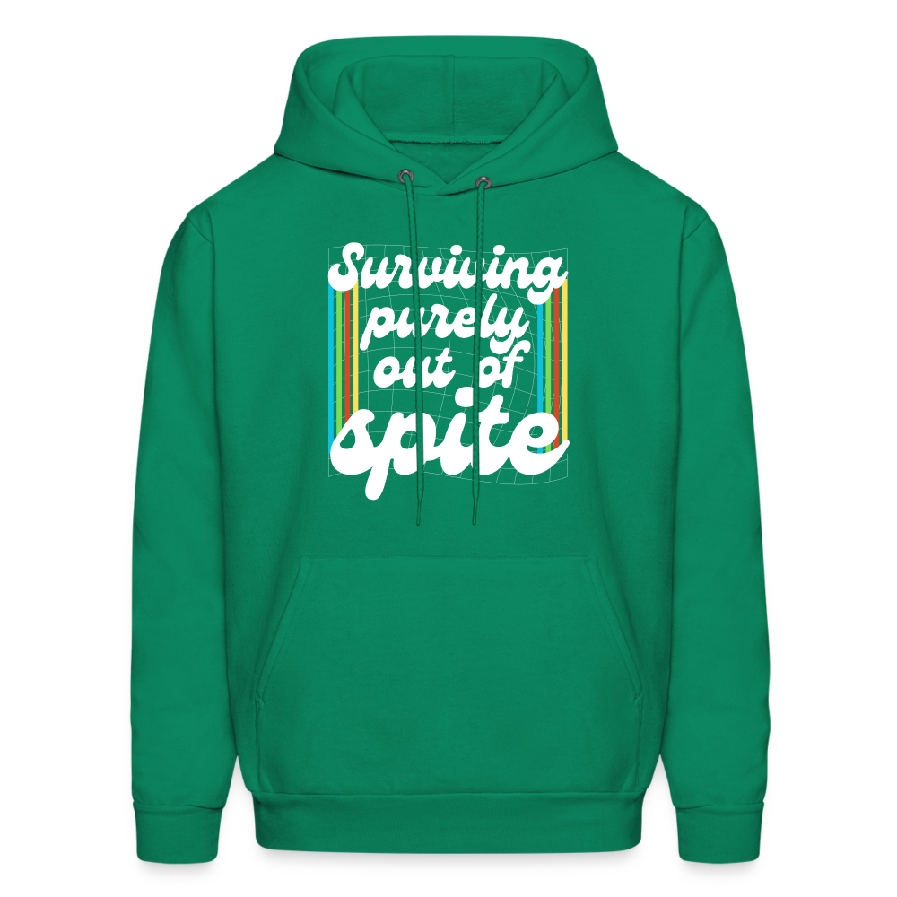 Surviving Purely Out Of Spite Hoodie - kelly green