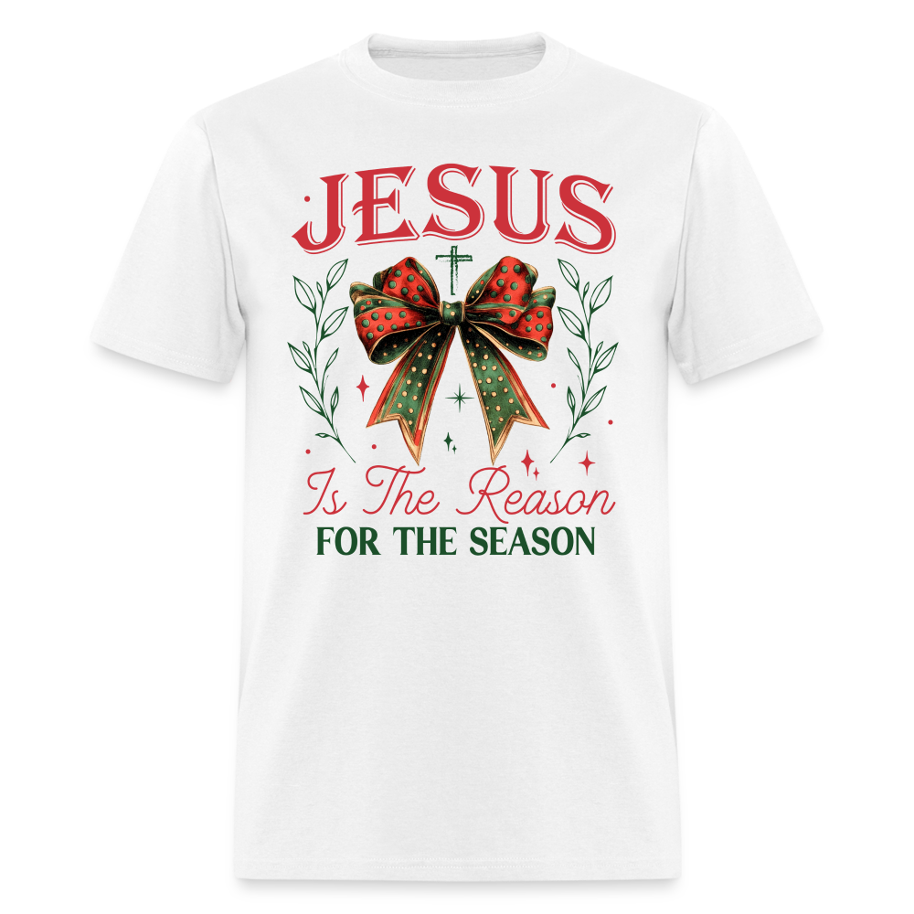 Jesus Is The Reason For The Season T-Shirt - white