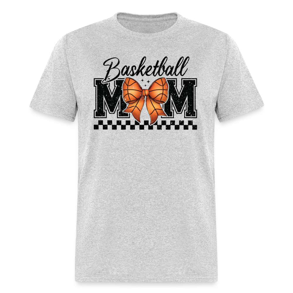 Basketball Mom T-Shirt - heather gray