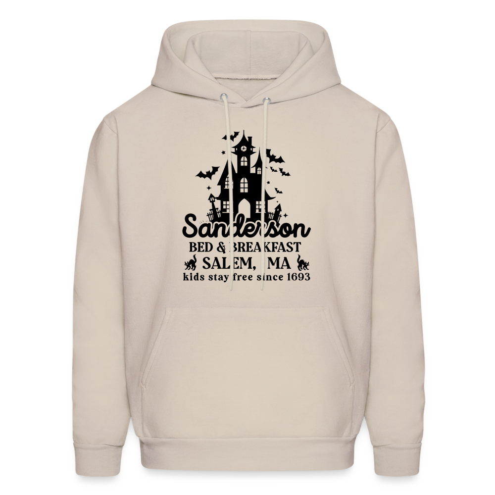 Sanderson Bed & Breakfast Salem MA Hoodie (Halloween) - Sand