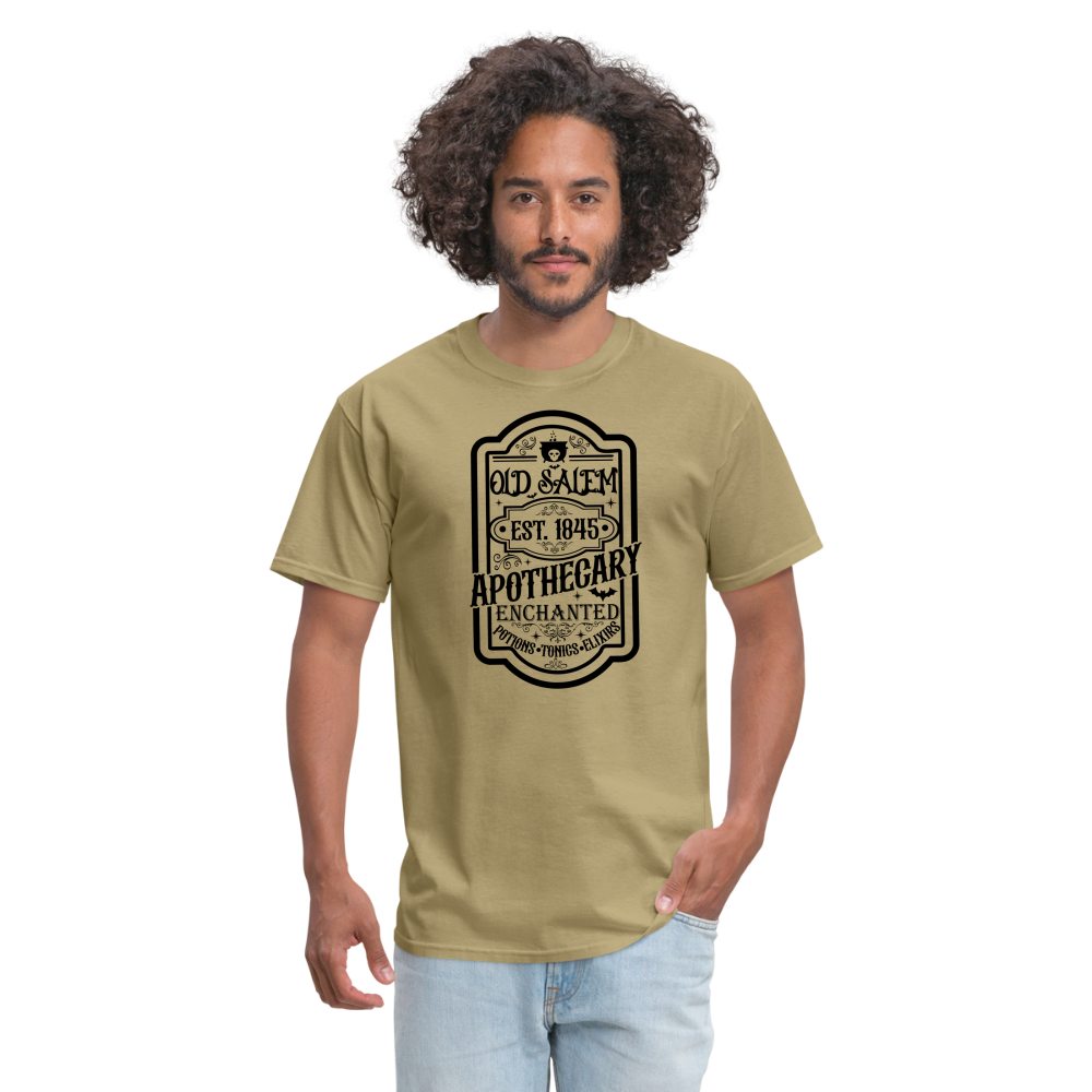 Old Salem Enchanted Apothecary T-Shirt (Halloween) - khaki