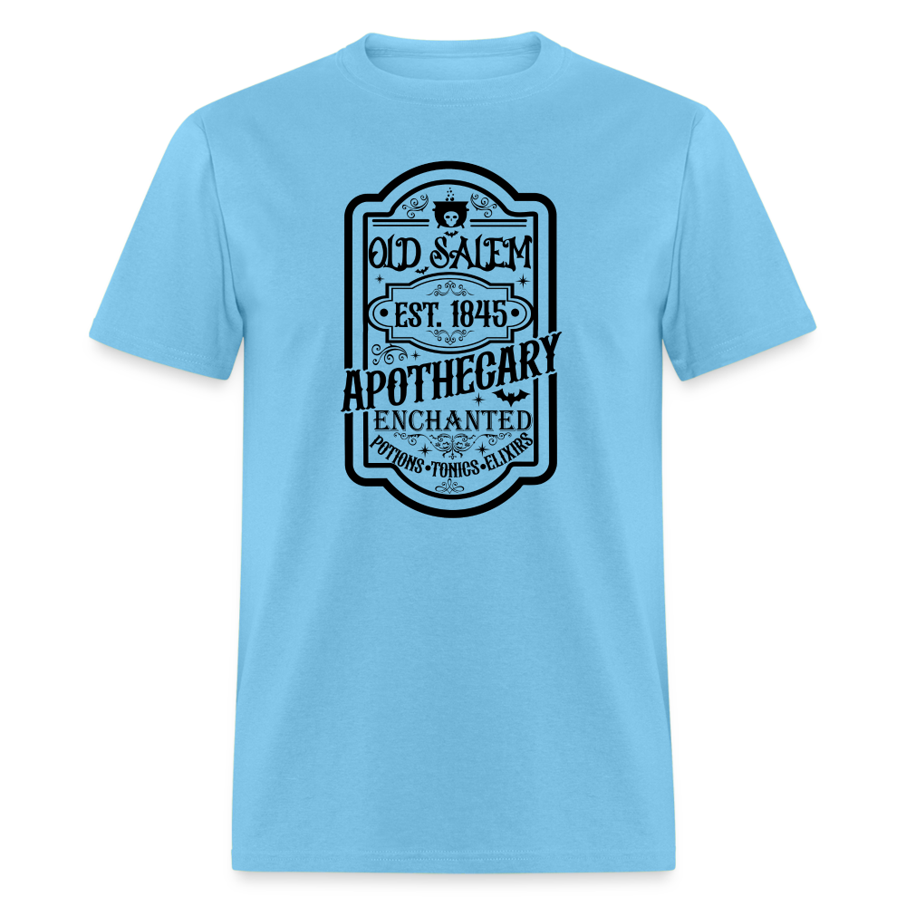 Old Salem Enchanted Apothecary T-Shirt (Halloween) - aquatic blue