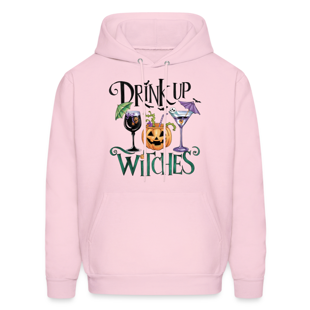 Drink Up Witches Hoodie (Halloween Witch) - pale pink