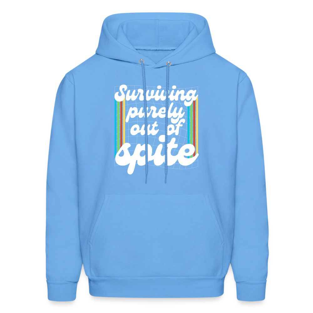 Surviving Purely Out Of Spite Hoodie - carolina blue