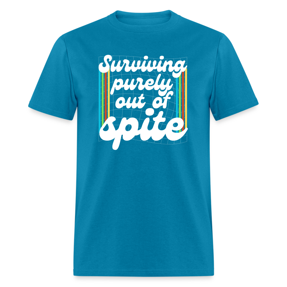 Surviving Purely Out Of Spite T-Shirt - turquoise