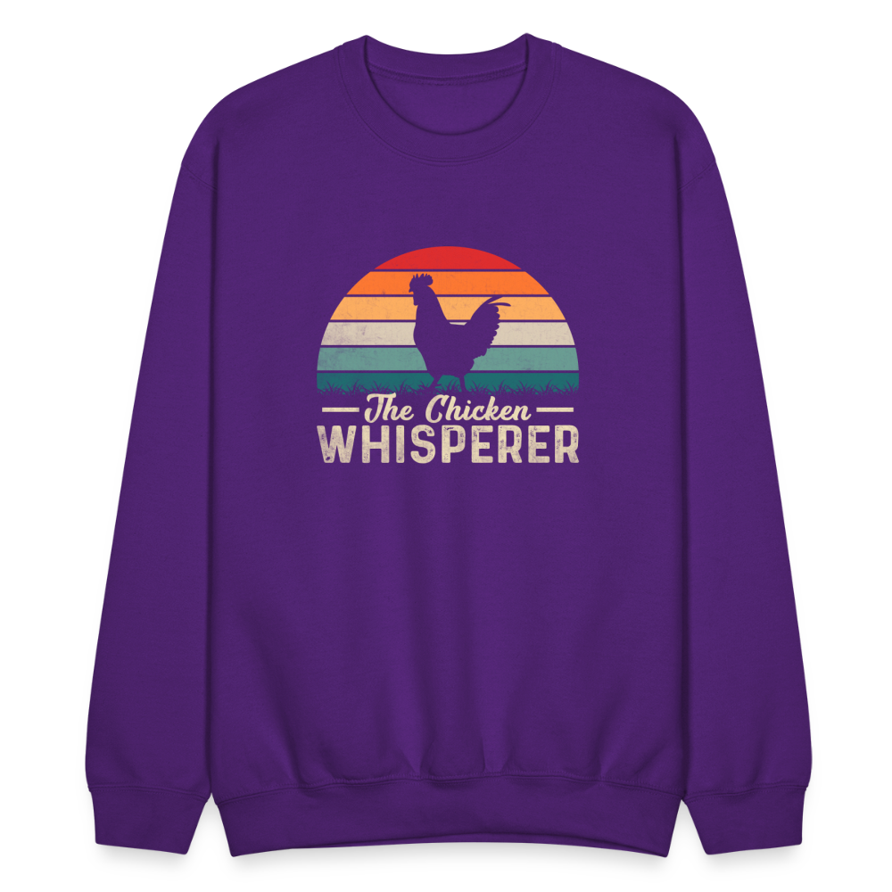 The Chicken Whisperer Sweatshirt - purple