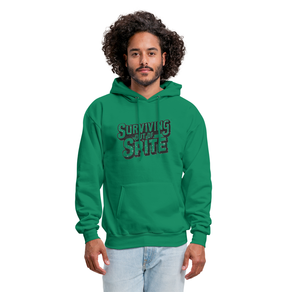 Surviving Out Of Spite Hoodie - kelly green