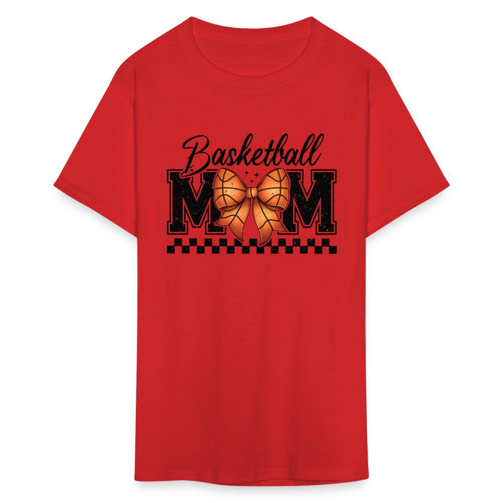 Basketball Mom T-Shirt - red