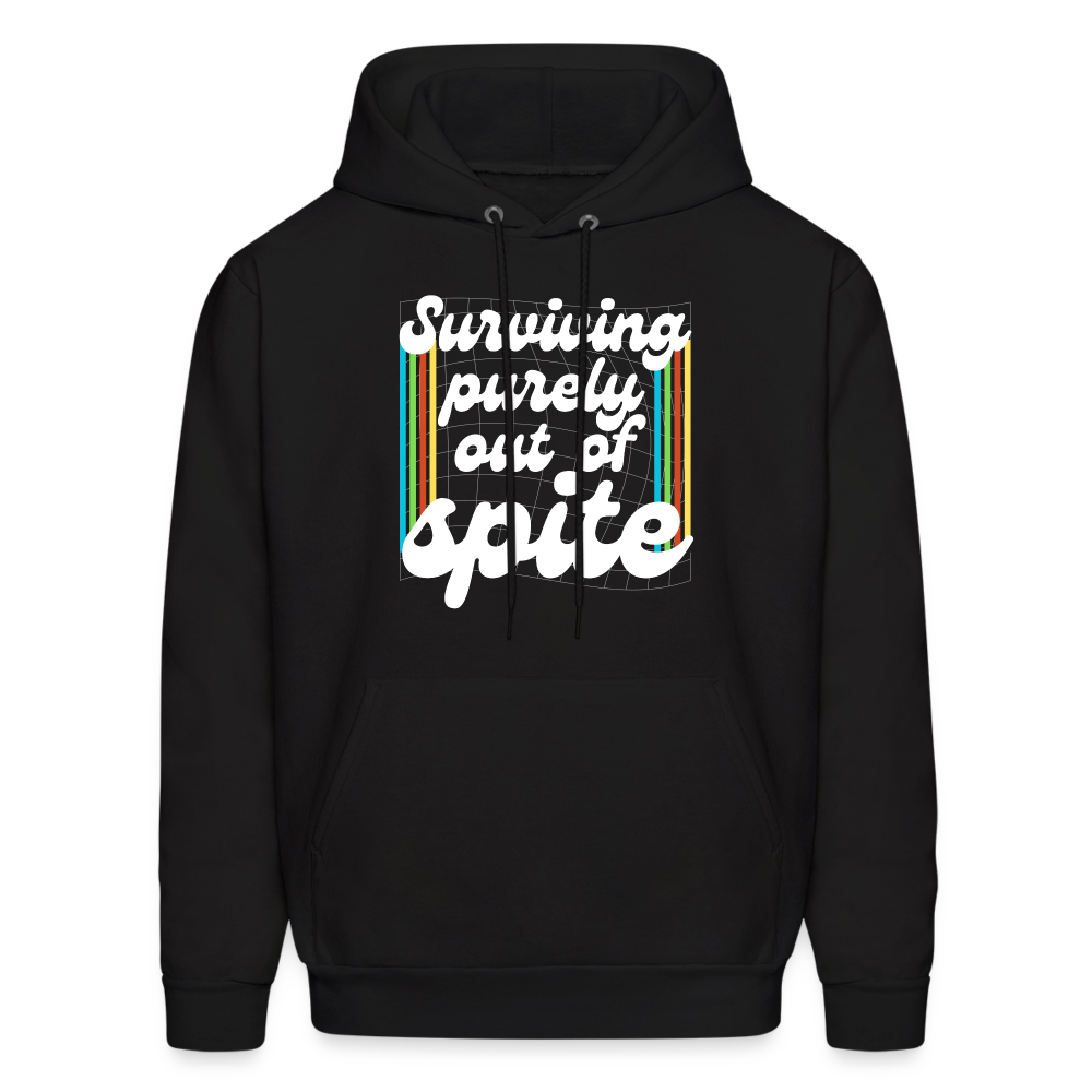 Surviving Purely Out Of Spite Hoodie - black