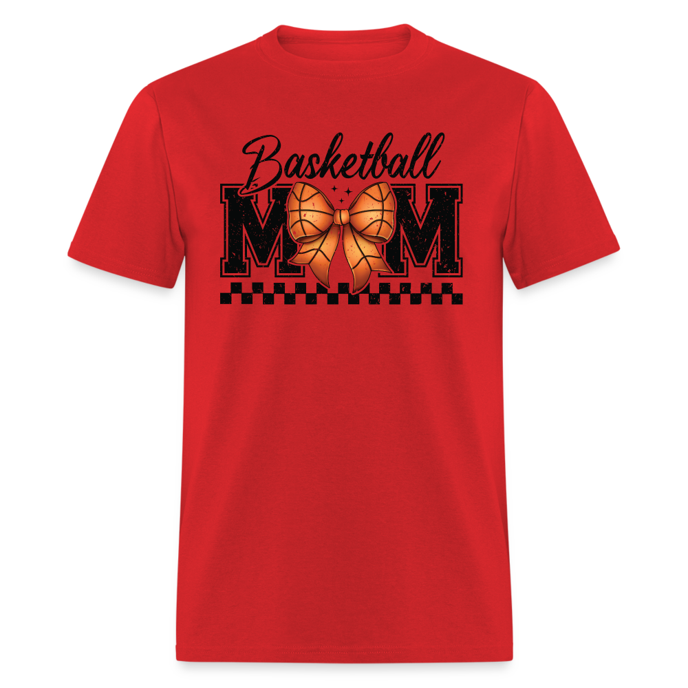 Basketball Mom T-Shirt - red