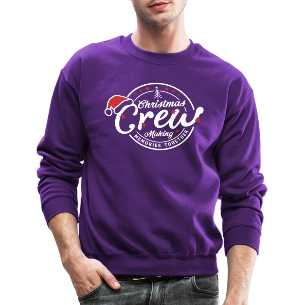 Christmas Crew Making Memories Together Sweatshirt - purple