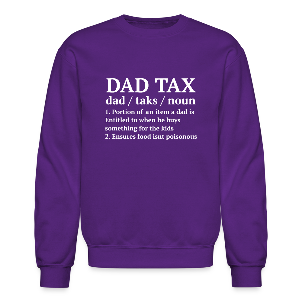 Definition of the Dad Tax Sweatshirt - purple