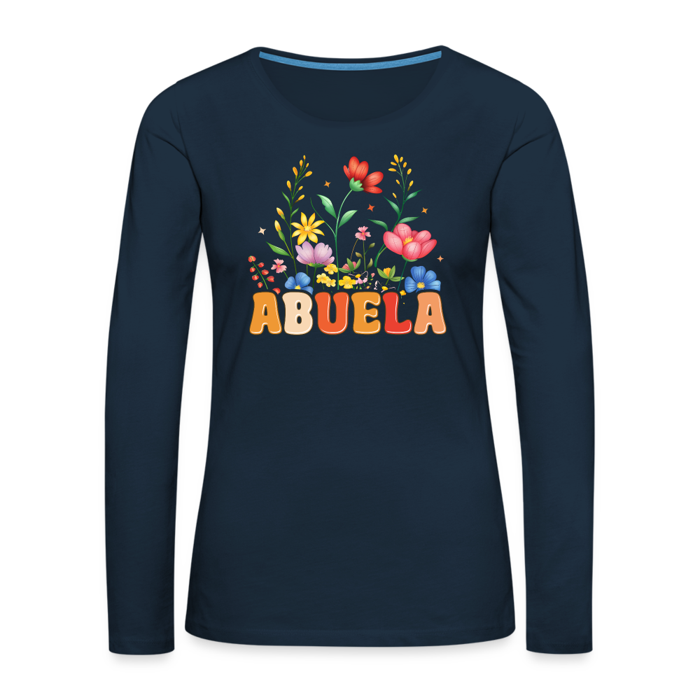 Abuela Premium Long Sleeve T-Shirt - deep navy