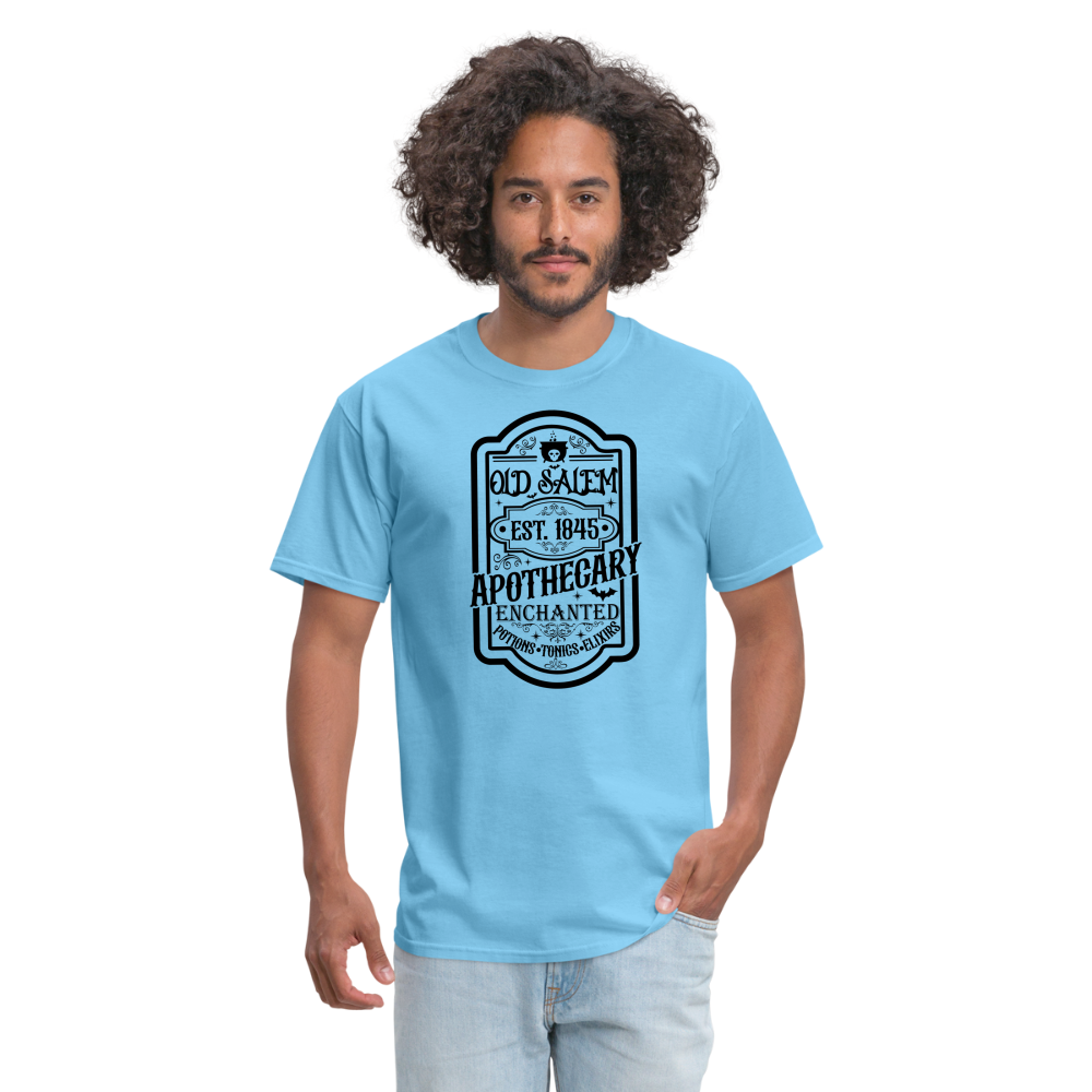 Old Salem Enchanted Apothecary T-Shirt (Halloween) - aquatic blue