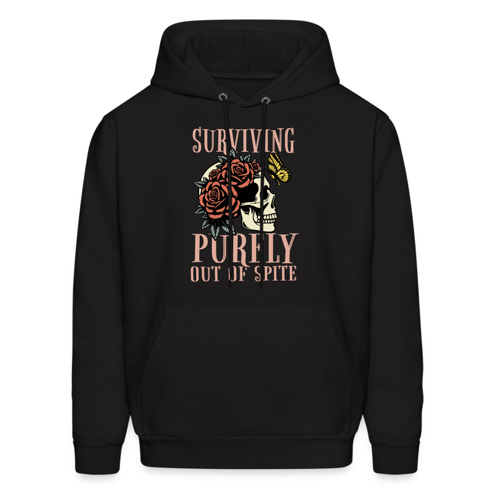 Surviving Purely Out Of Spite Hoodie - black