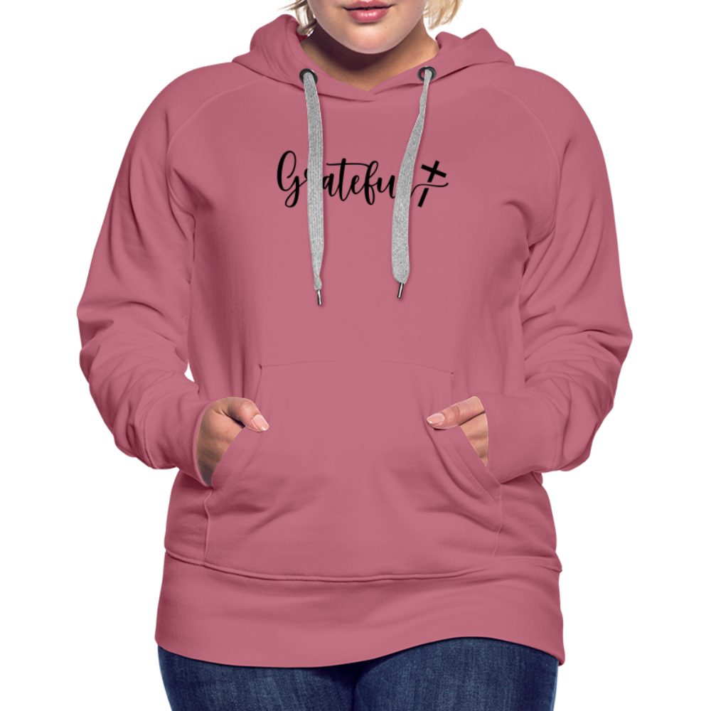 Grateful Women’s Premium Hoodie - mauve