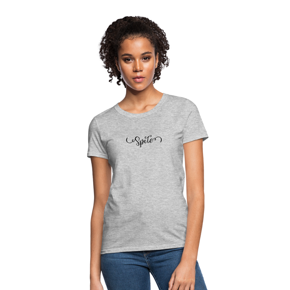 Spite Women's T-Shirt - heather gray