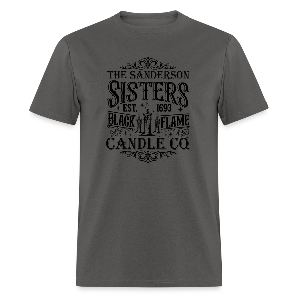 The Sanderson Sisters Black Flame Candle Co T-Shirt - charcoal