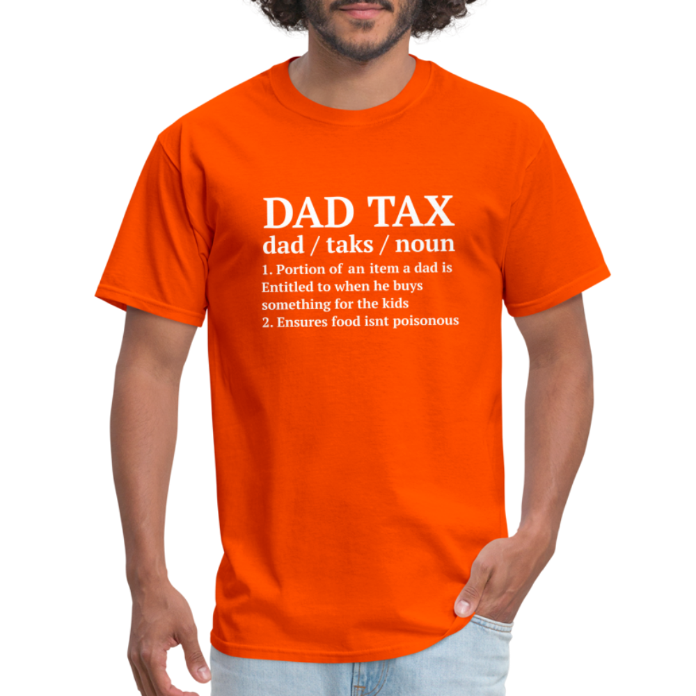 Definition of the Dad Tax T-Shirt - orange