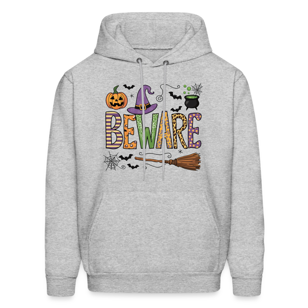 Beware (Halloween Witch) Hoodie - heather gray