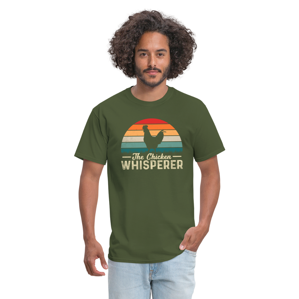 The Chicken Whisperer T-Shirt - military green