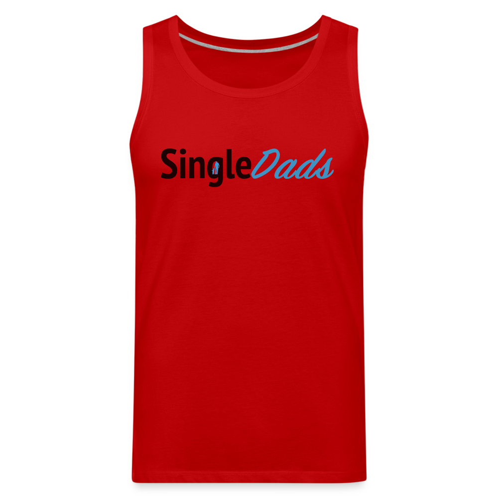 SingleDads Men’s Premium Tank Top - red