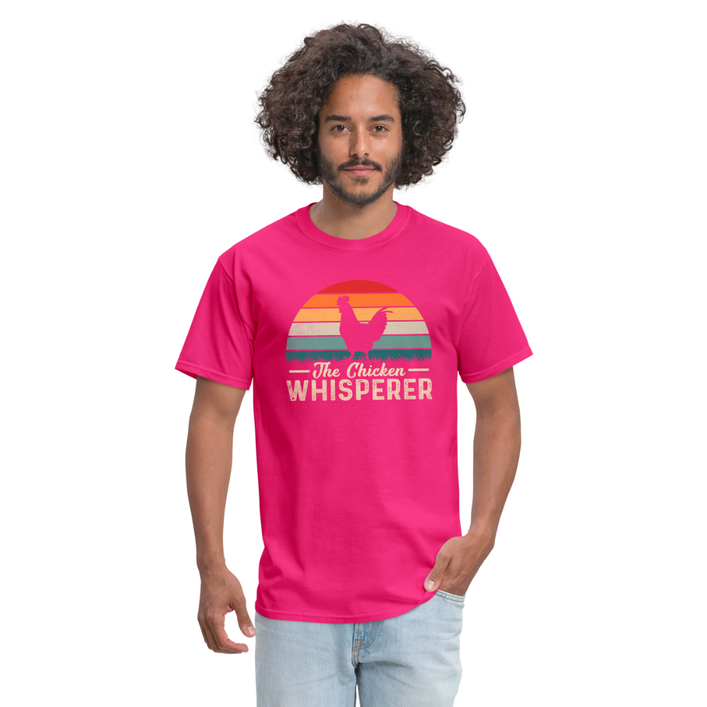 The Chicken Whisperer T-Shirt - fuchsia