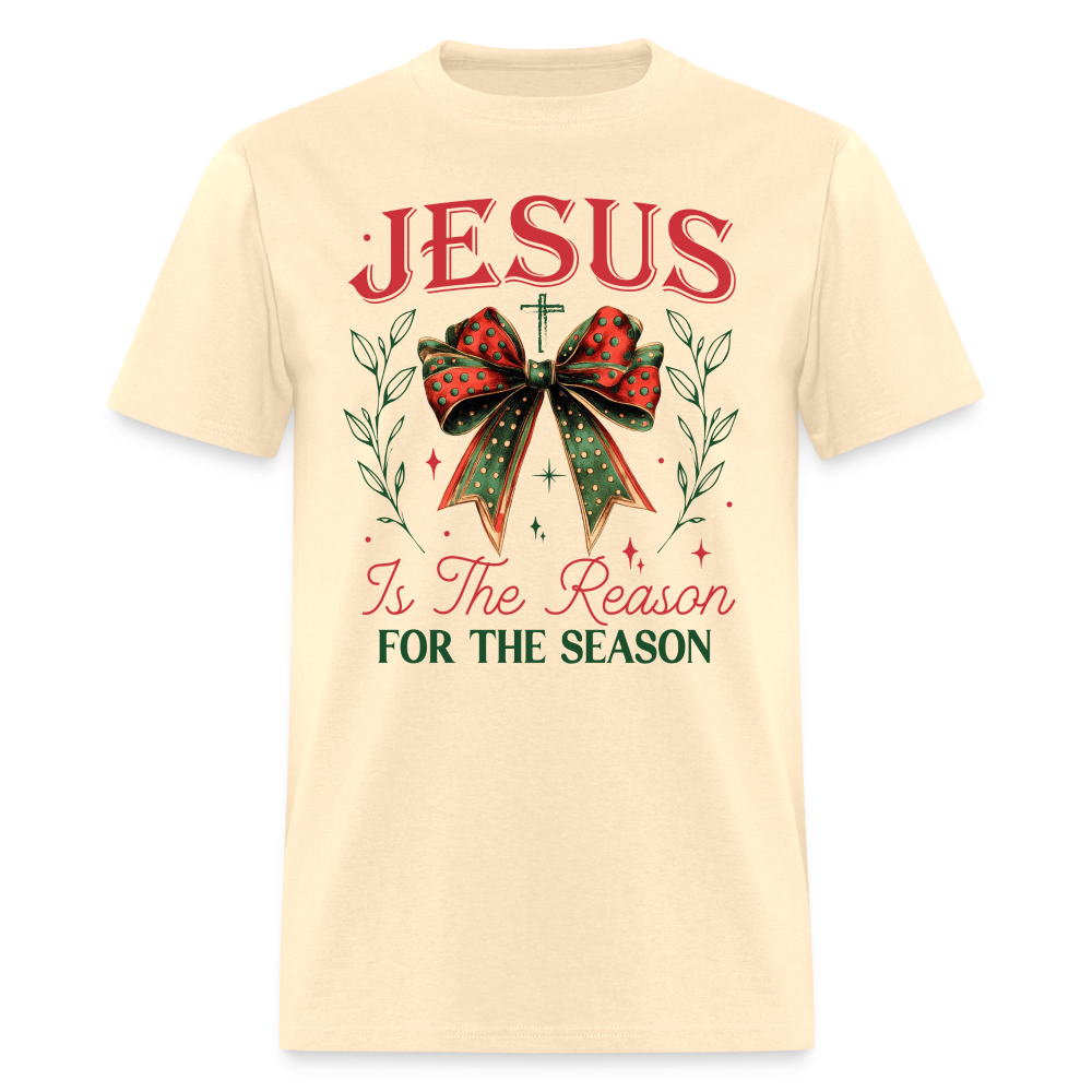 Jesus Is The Reason For The Season T-Shirt - natural