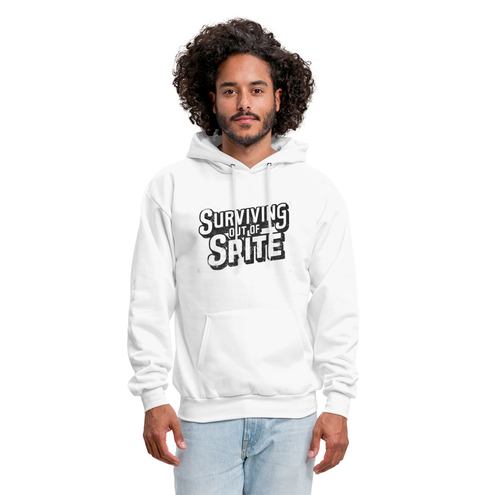 Surviving Out Of Spite Hoodie - white