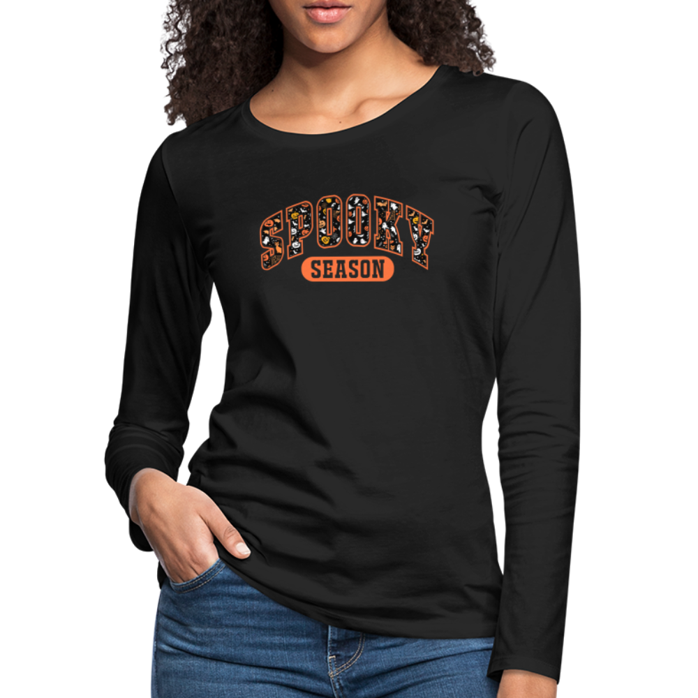 Spooky Season Premium Long Sleeve T-Shirt - black