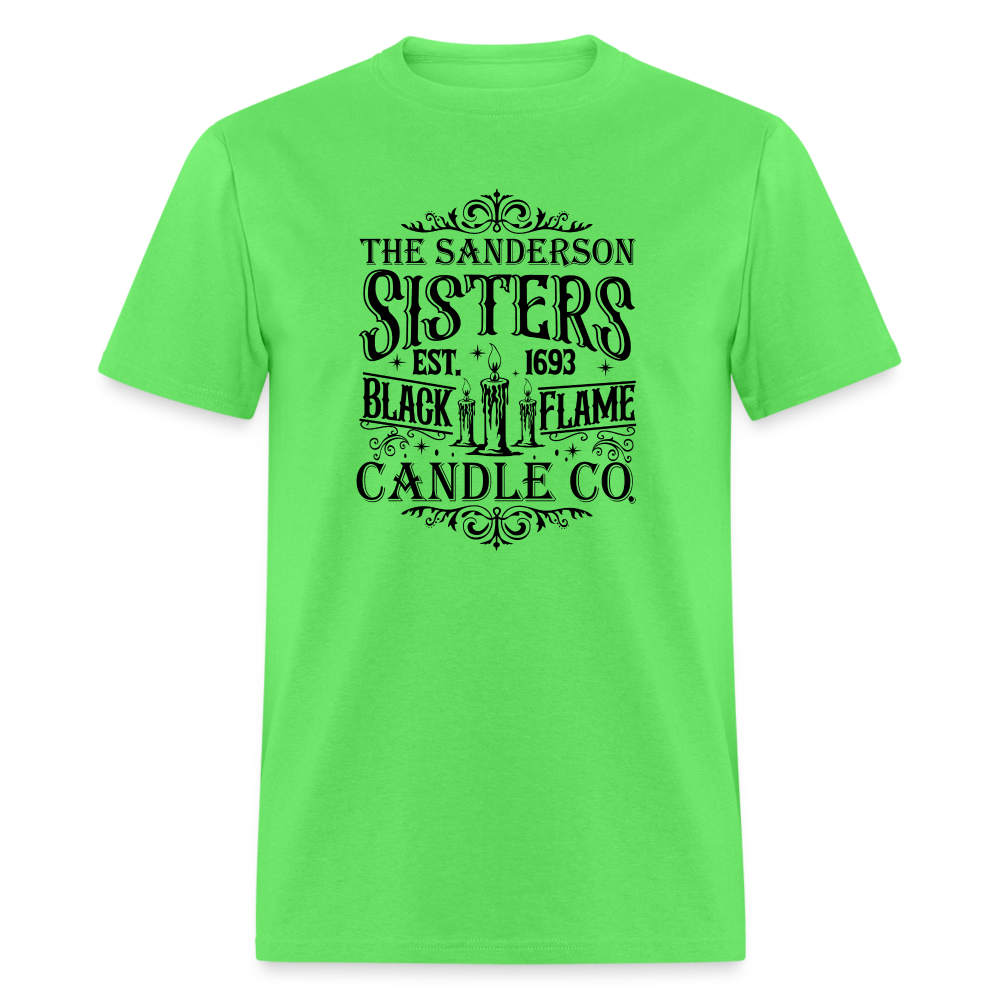 The Sanderson Sisters Black Flame Candle Co T-Shirt - kiwi