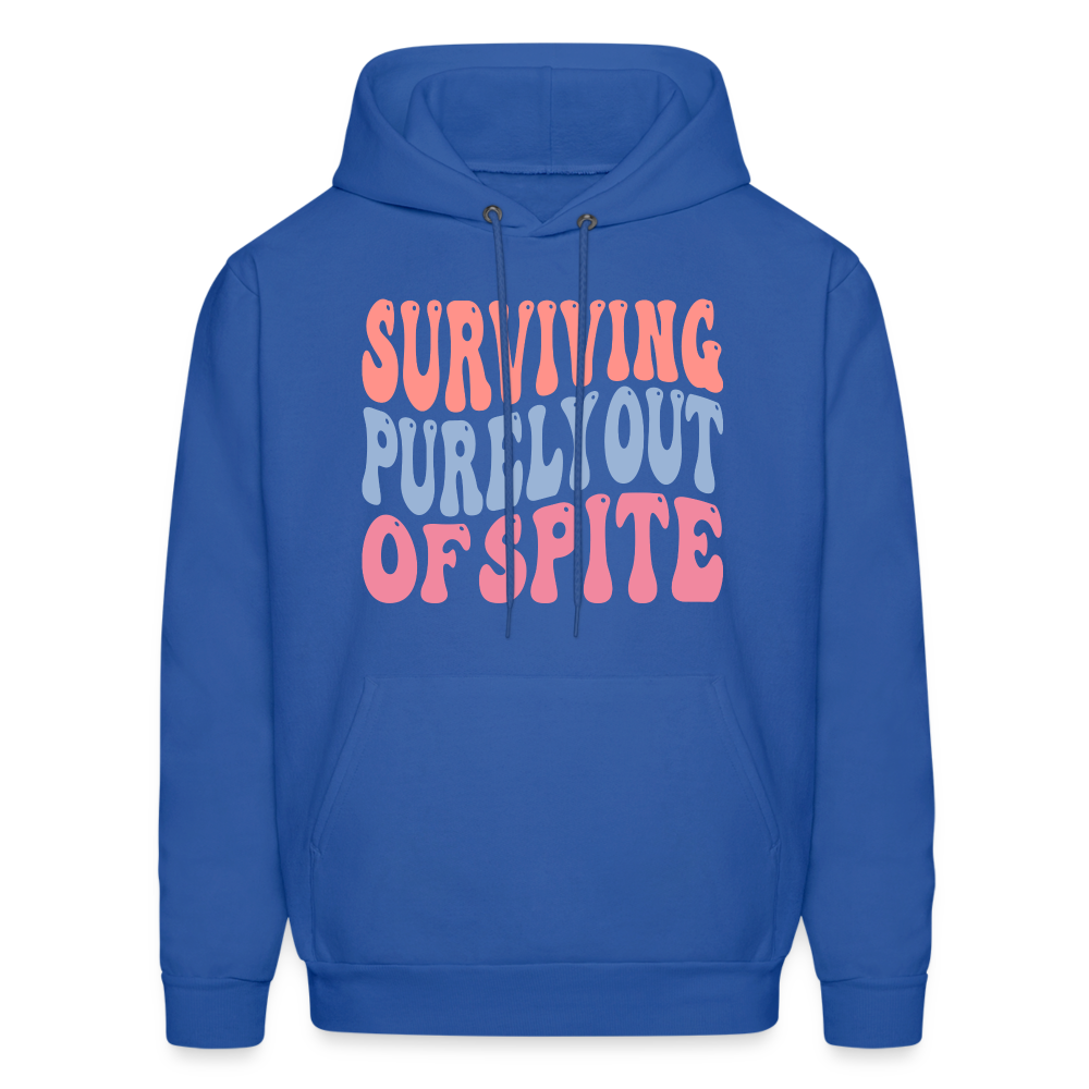 Surviving Purely Out Of Spite Hoodie - royal blue