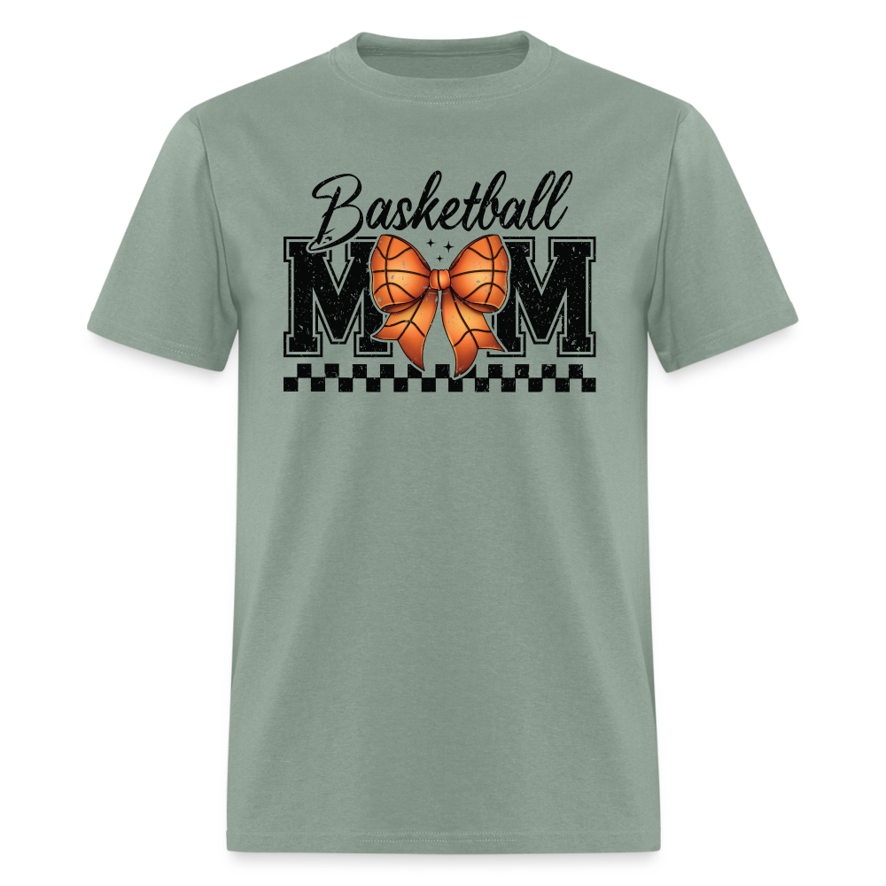 Basketball Mom T-Shirt - sage