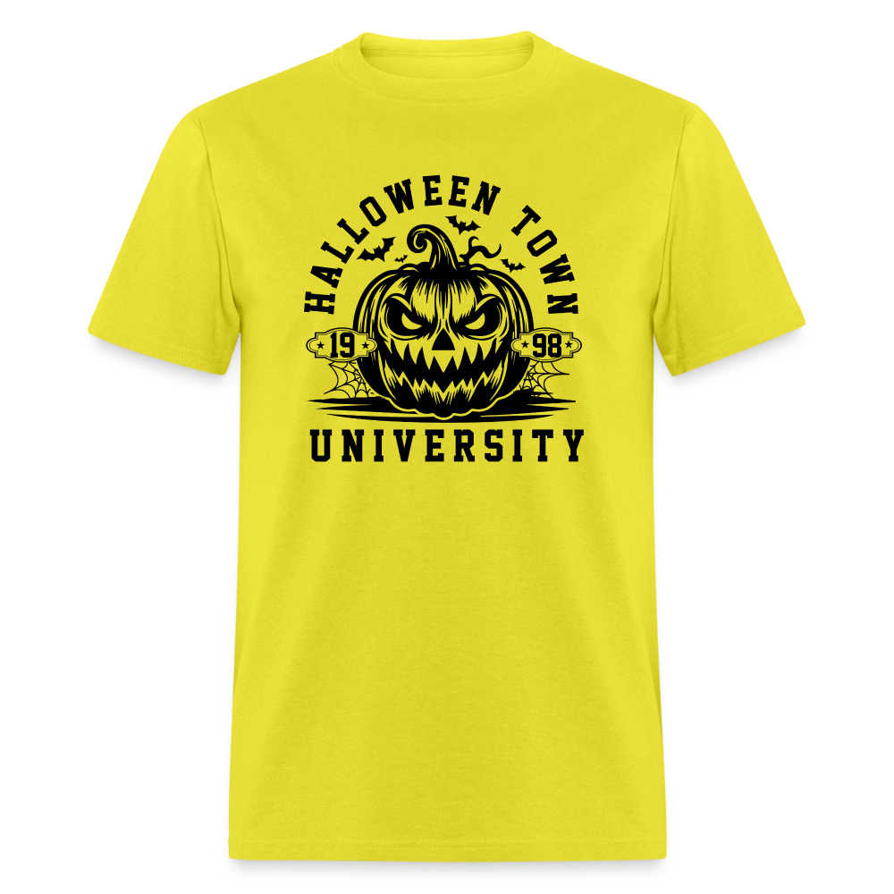 Halloween Town University T-Shirt (Halloween) - yellow