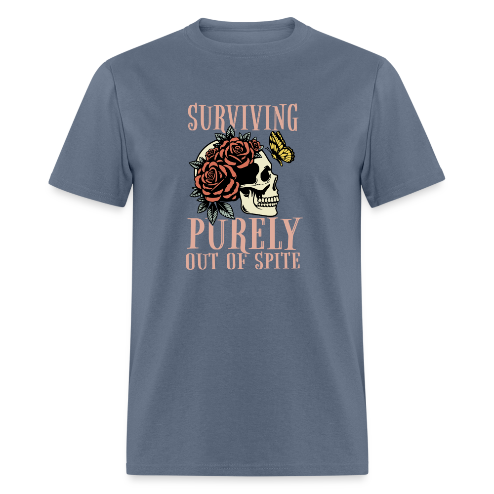 Surviving Purely Out Of Spite T-Shirt - denim