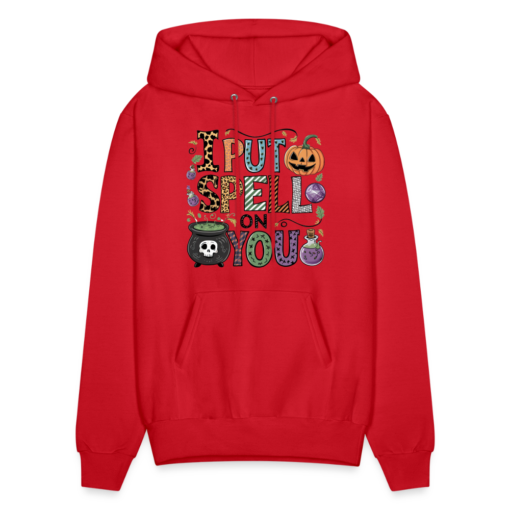 I Put Spell On You Hoodie (Halloween Witch) - red