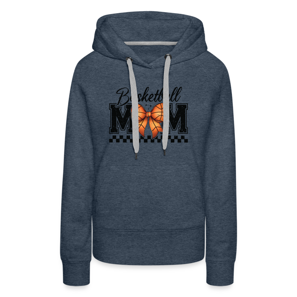 Basketball Mom Premium Hoodie - heather denim